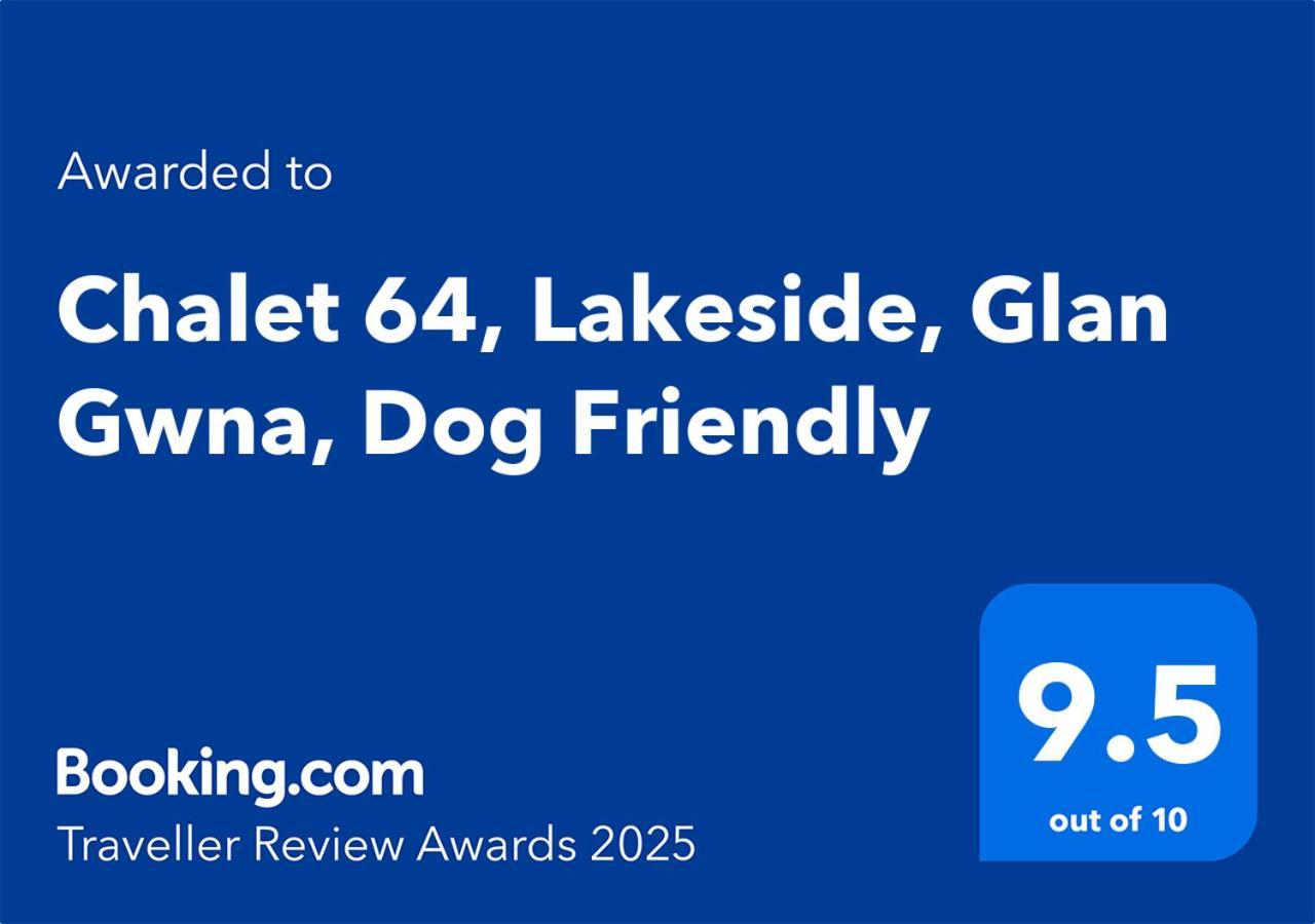 Chalet 64, Lakeside, Glan Gwna Holiday Park 카나번 외부 사진